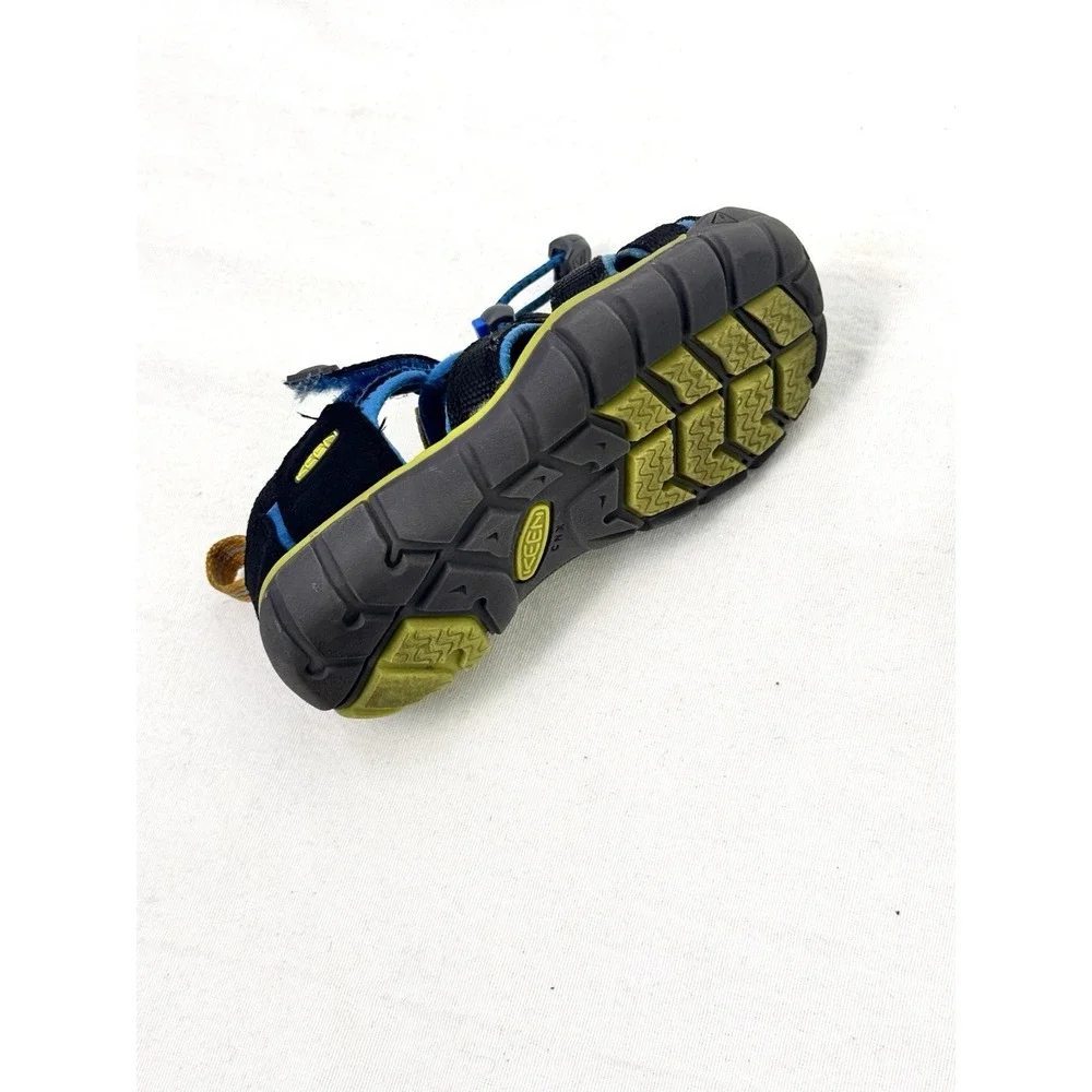 Keen Little Kids' Seacamp II CNX Sandal Waterproof Black Blue Size 9